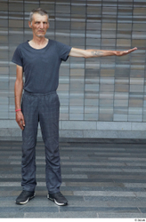 Whole Body Man T poses White Casual Underweight Standing Street photo references